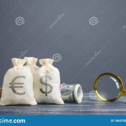 sacs-et-loupe-d-argent-investissements-de-recherche-le-financement-projets-surveillance-financière-à-la-lutte-contre-blanchiment-166370313