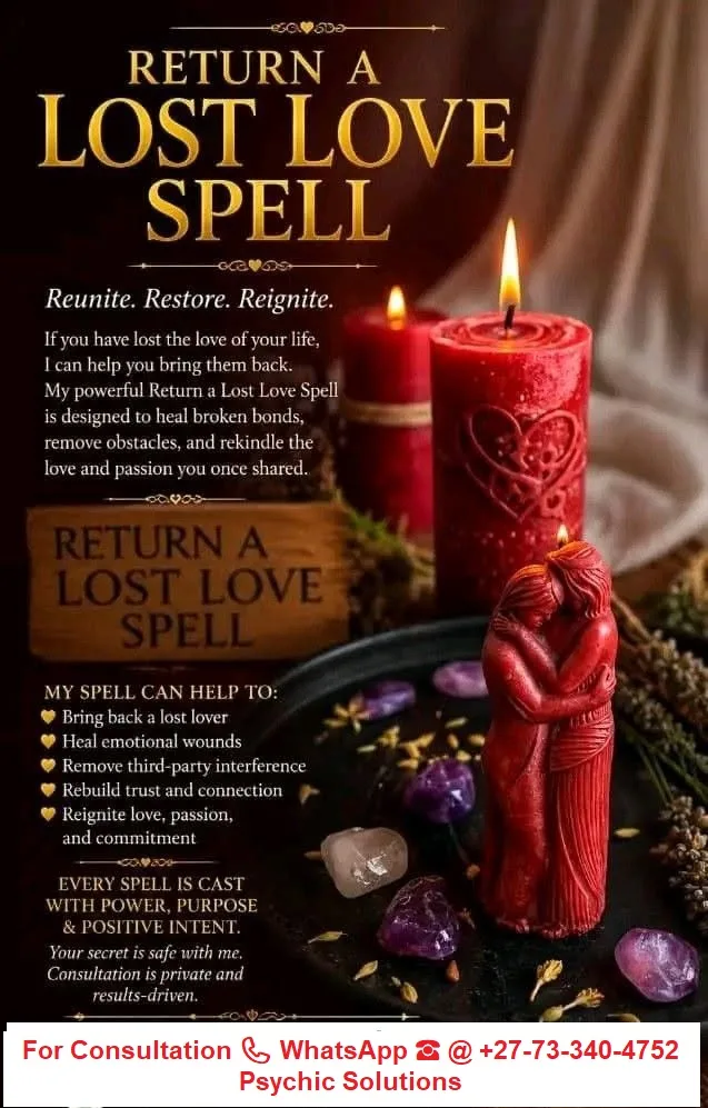RETURN EX LOST LOVER